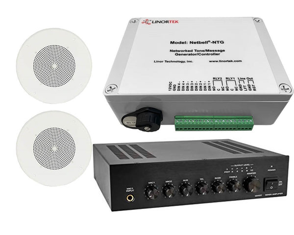 NetBell-NTG-C2 Paging System (2 Speakers)