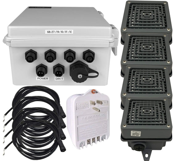 NetBell-4  with 4 Buzzers Network Buzzer System