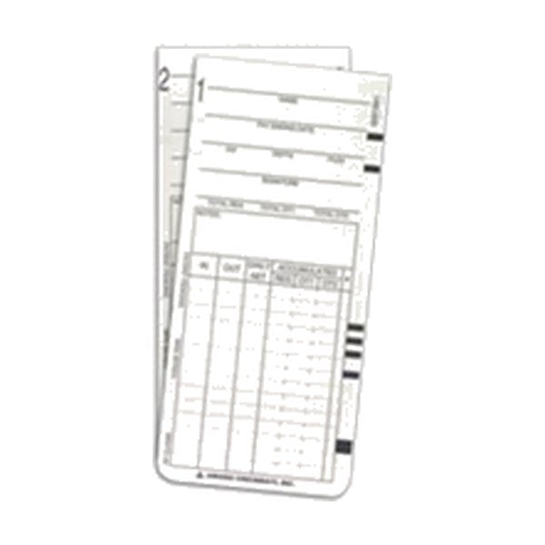 MRX-35 Time Cards (Box of 1000)